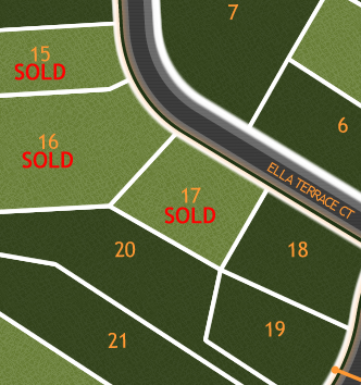 River Bluffs Lot Diagram