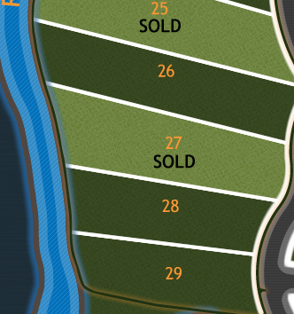 River Bluffs Lot Diagram