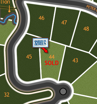 River Bluffs Lot Diagram