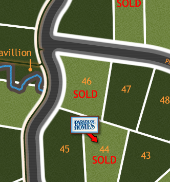 River Bluffs Lot Diagram