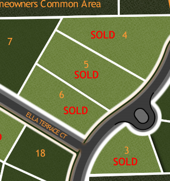 River Bluffs Lot Diagram